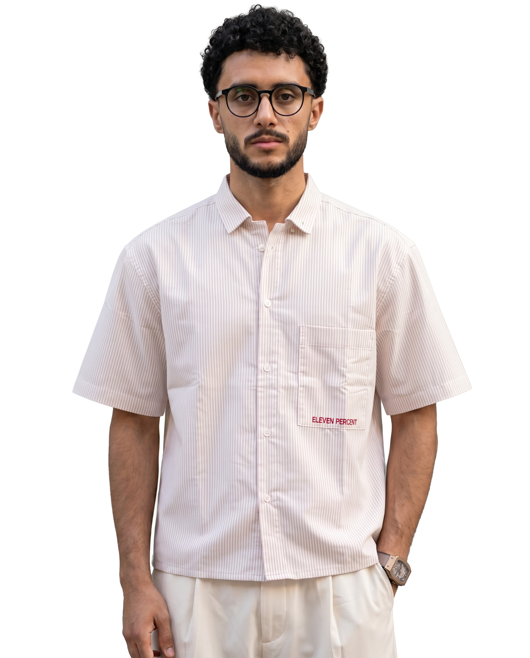 Beig x white 