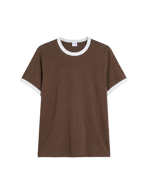 Brown Ringer T-Shirt Eleven Percent