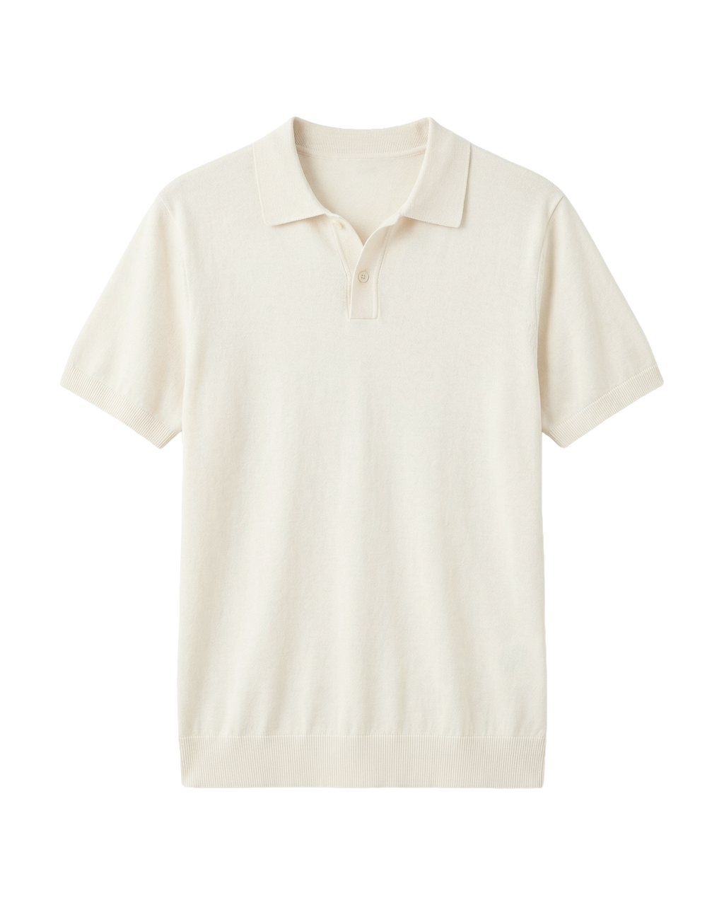 Off-White Knit Polo T-Shirt Eleven Percent